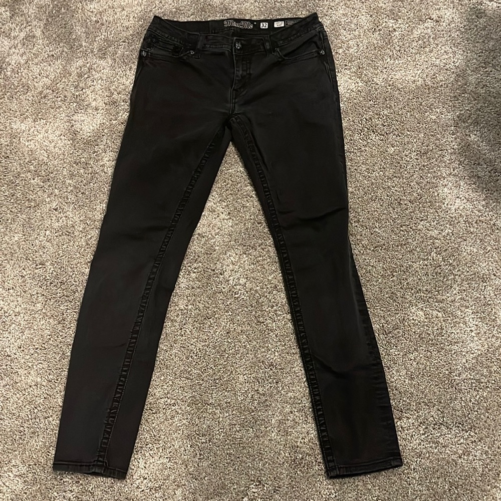 Black Miss Me Skinny Jeans